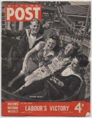 Britische Wochenzeitung "Picture Post" u.a. über den neuen Premierminister Clement Atlee