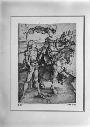 Edelfräulein und Landsknecht