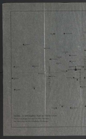 Deckblatt zur archäologischen Karte des Fuldaer Landes. Namen, Gründungen, Herrensitze des frühen Mittelalters.