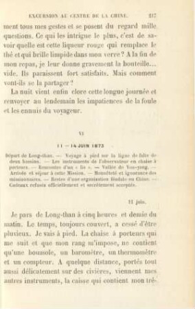 VI. 11 - 14 Juin 1873