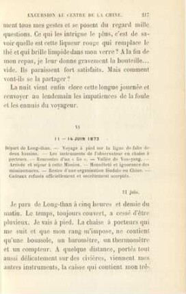 VI. 11 - 14 Juin 1873