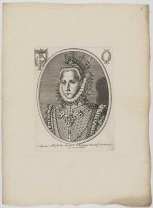 Bildnis der Catherine d'Austriche