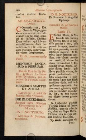 146-156, Conceptio tua, Dei Genitrix Virgo, ...