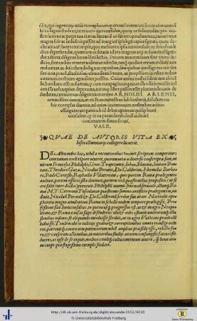 Quae de autoris vita ex hisce commentariis colligere licuerit.