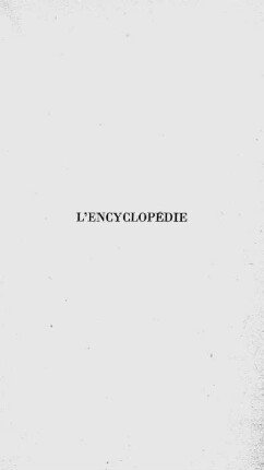 L'encyclopédie