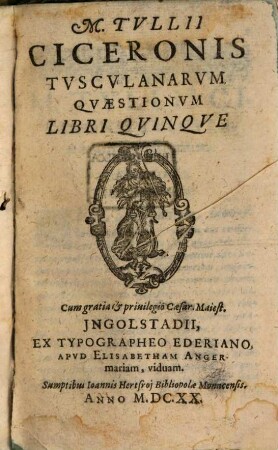 Tusculanarum Quaestionum libri quinque