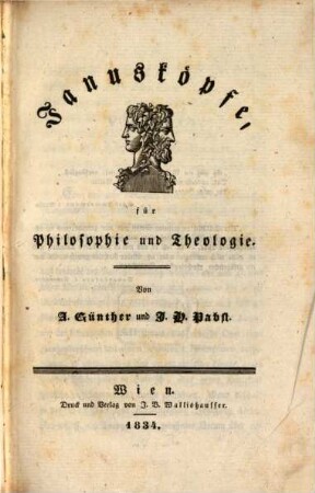 Janusköpfe, für Philosophie und Theologie