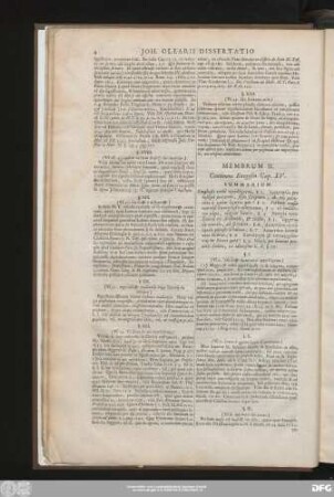 Membrum II. Continens Exegesin Cap. XV.
