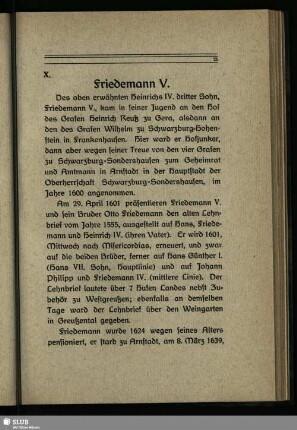 X. Friedemann V.