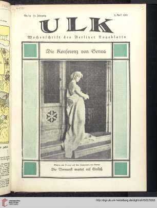 Hefte 14-16, April 1922