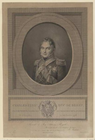 Bildnis des Charles Ferdinand Duc de Berry