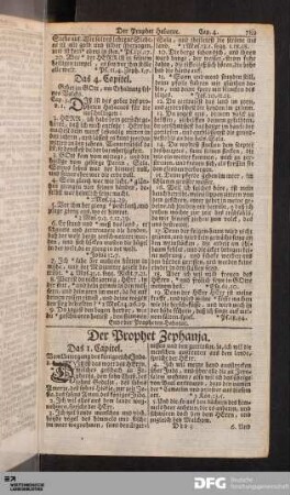 Der Prophet Zephania.