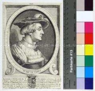 Porträt des Anton von Burgund, Herzog von Lothringen, Brabant und Limburg