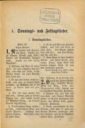 Evangelisch-lutherisches Gesangbuch der Hannoverschen Landeskirche : ([Im Anhang:] Gebete.) Entwurf zur Vorlage an die Landessynode bestimmt. (Mit Handschriftl. Zusätzen u. Correkturen.)