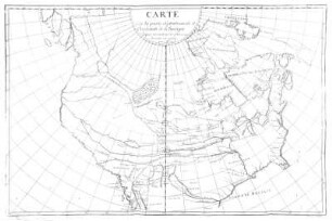 Carte de la partie Septentrionale et Occidentale de l'Amerique d'après les rélations les plus récentes dressées en 1764