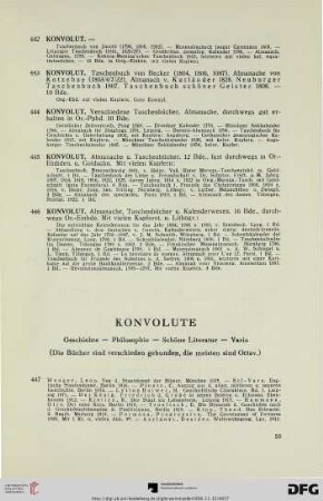 Konvolute (Nr. 447-464)