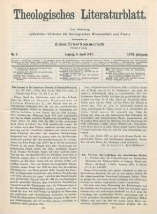 113-114 [Rezension] The Annual of the American Schools of Oriental Research. Vol. XV (1934-1935)