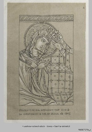 Krönung Mariae (nach einem Bild von Bonaventura aus der ehemaligen Sammlung Ramboux, heute im im Budapester Szépmüvészeti Múzeum)