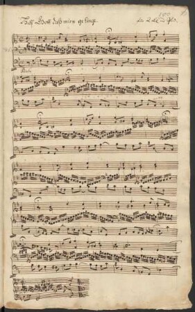 Hilf Gott dass mir's gelinge; org; g-Moll; BWV 624