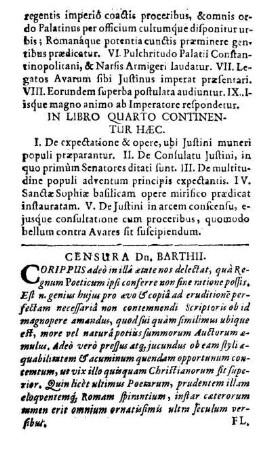 Censura Dn. Barthii