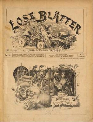 Lose Blätter. 1. 1894/95, 30. Dez. [u.] Jan. - Dez.