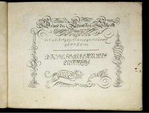 Grund der Cantzley Schrift