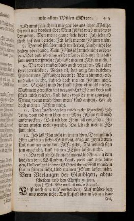 415-426, Vom Verlangen der Glaubigen, ... (339-345)