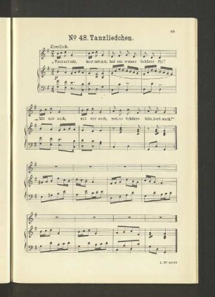 No. 48. Tanzliedchen. [Piano.]