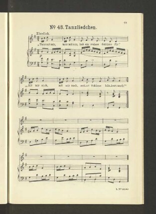 No. 48. Tanzliedchen. [Piano.]