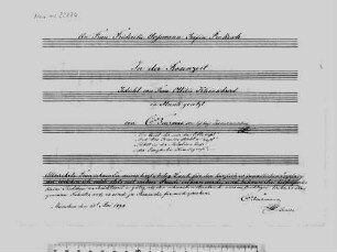 Musikhandschrift - BSB Mus.ms. 22874