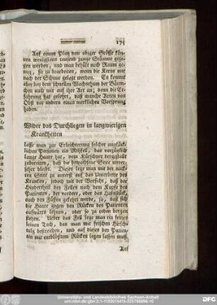 Wider das Durchliegen in langwierigen Krankheiten