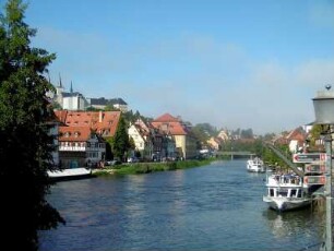 Bamberg: Regnitz mit Uferbebauung