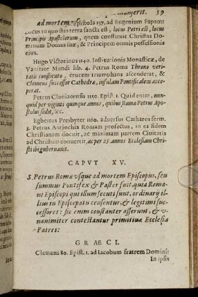 Caput XV. - Caput XVI.
