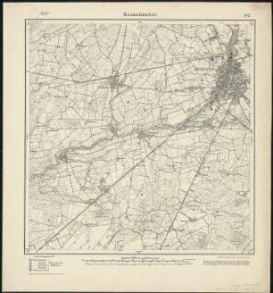 Meßtischblatt 572 : Neumünster, 1925 : Neumünster. - Aufn. 1877, Nachtr. 1925. - 1:25000. - [Berlin]: Reichsamt für Landesaufnahme, 1925. - 1 Kt.