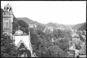 Tharandt. Blick von der Ruine
