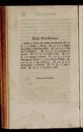 Einge Verbesserungen
