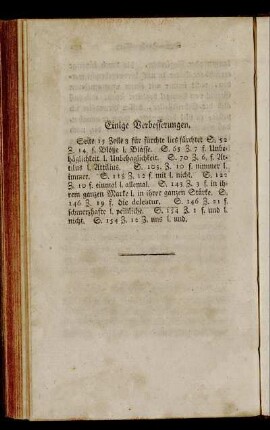 Einge Verbesserungen
