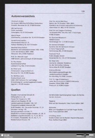 Autorenverzeichnis