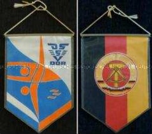 Wimpel des Deutschen Schwimmsport-Verbandes der DDR