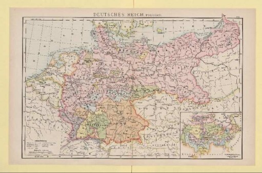 Deutsches Reich, politisch, Die thüringischen Staaten