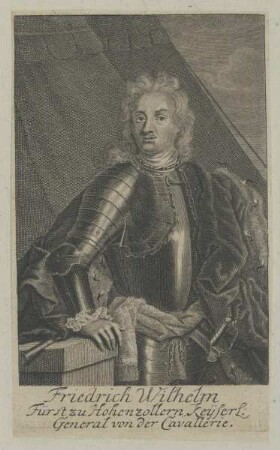 Bildnis des Friedrich Wilhelm zu Hohenzollern