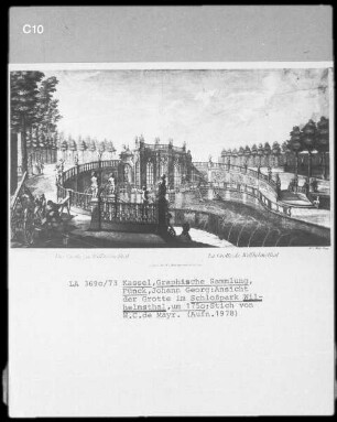 Wilhelmsthal (Calden), Ansicht der Grotte im Schloßpark Wilhelmsthal