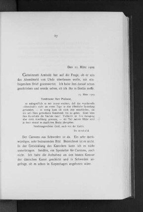 Den 25. März 1909