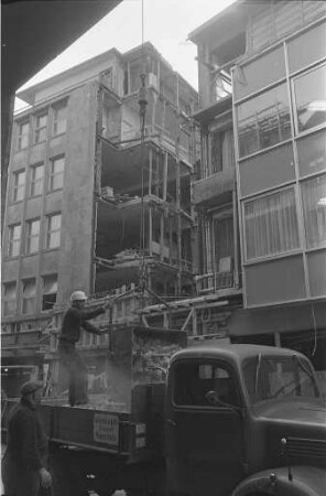 Abbruch und Neubauarbeiten in der Lammstraße.