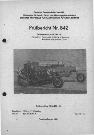 Drillmaschine 20-SeXBJ-150