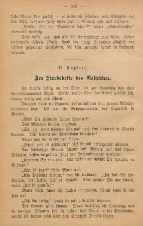 69. Kapitel. Am Sterbebette des Geliebten.