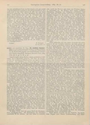 557-559 [Rezension] Hölder, Eug., Die christliche Glaubenslehre