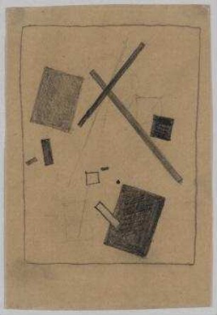 Ohne Titel. Suprematistische Zeichnung
