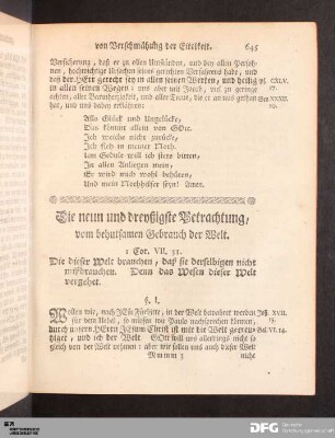 Die neun und dreyßigste Betrachtung [...]