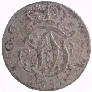 Münze, 1/12 Taler, 1754